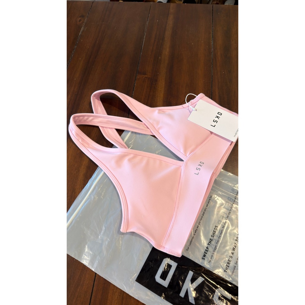 LSKD Stamina Sports Bra Marshmallow Pink Women's Small NEW NWT - Picture 12 of 16